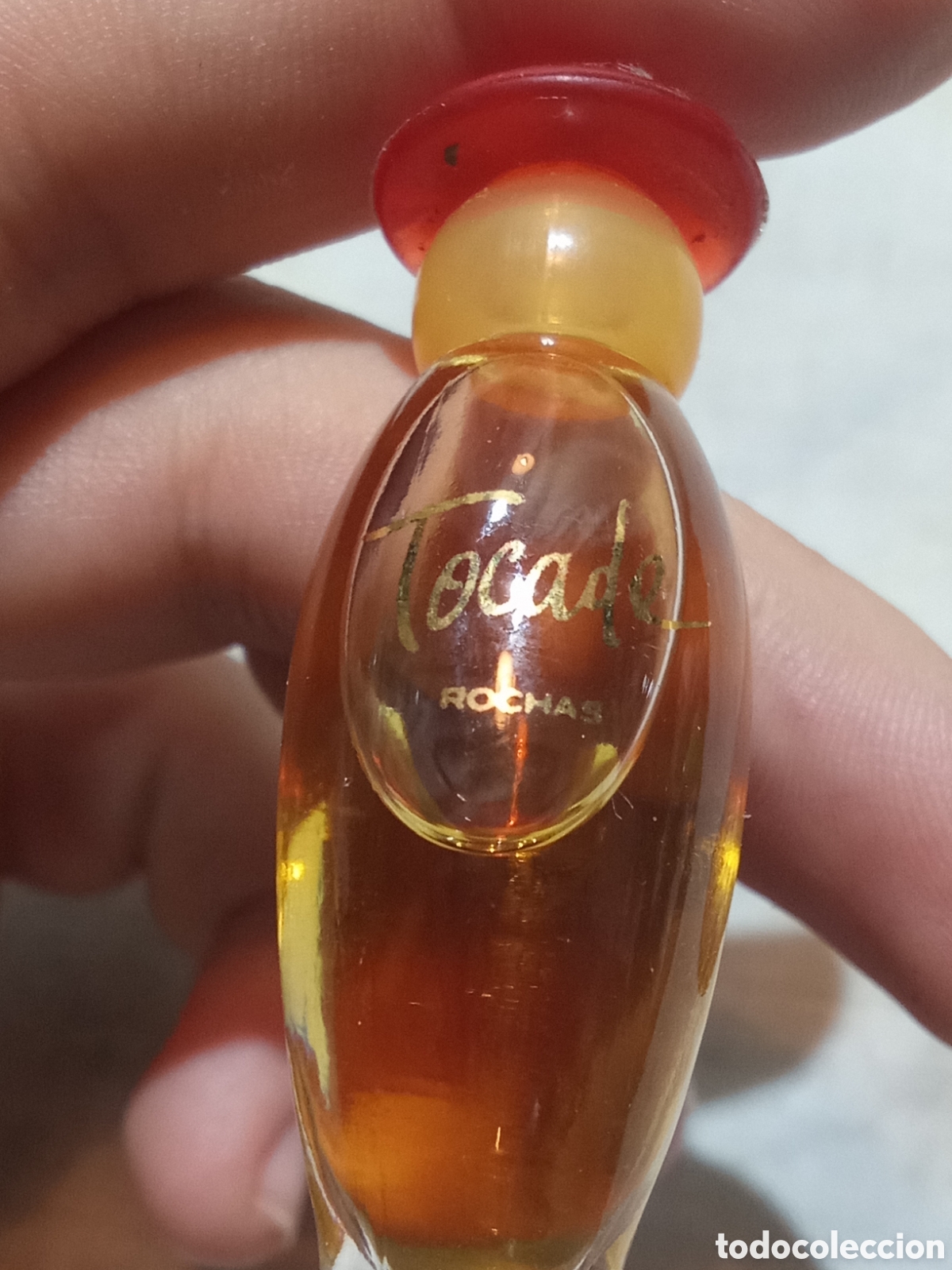 Miniaturas de perfumes antiguos: PERFUME EN MINIATURA TOCADE - Foto 2