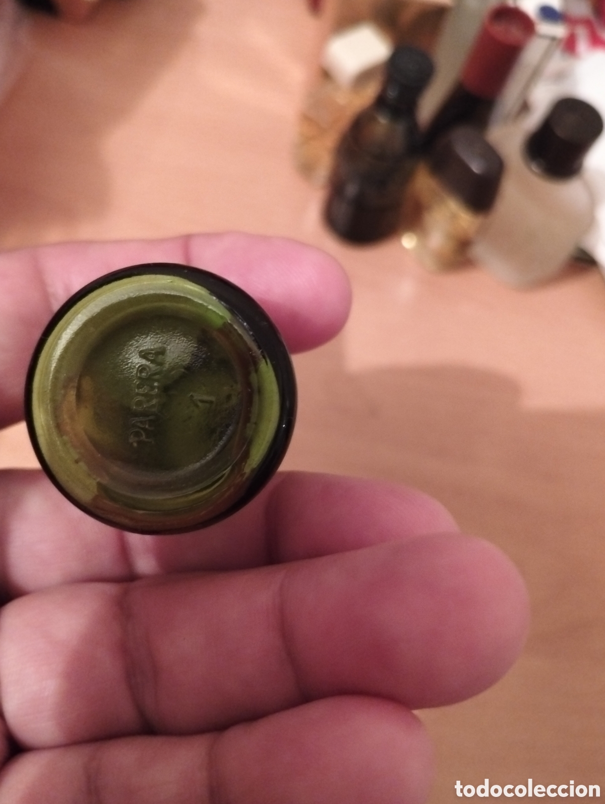 Miniaturas de perfumes antiguos: Frasco vintage vac&iacute;o de parera - Foto 3