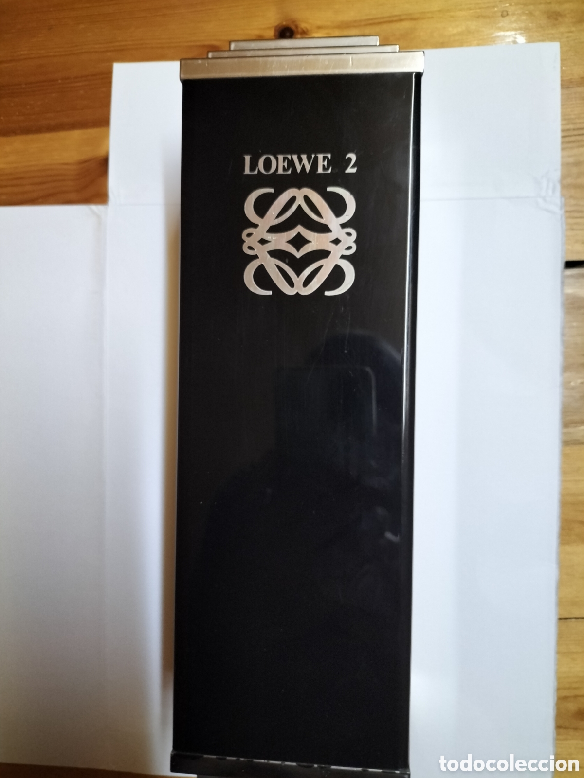 Miniaturas de perfumes antiguos: Loewe 2. Expositor de Perfume. Mide 30x9. - Foto 1