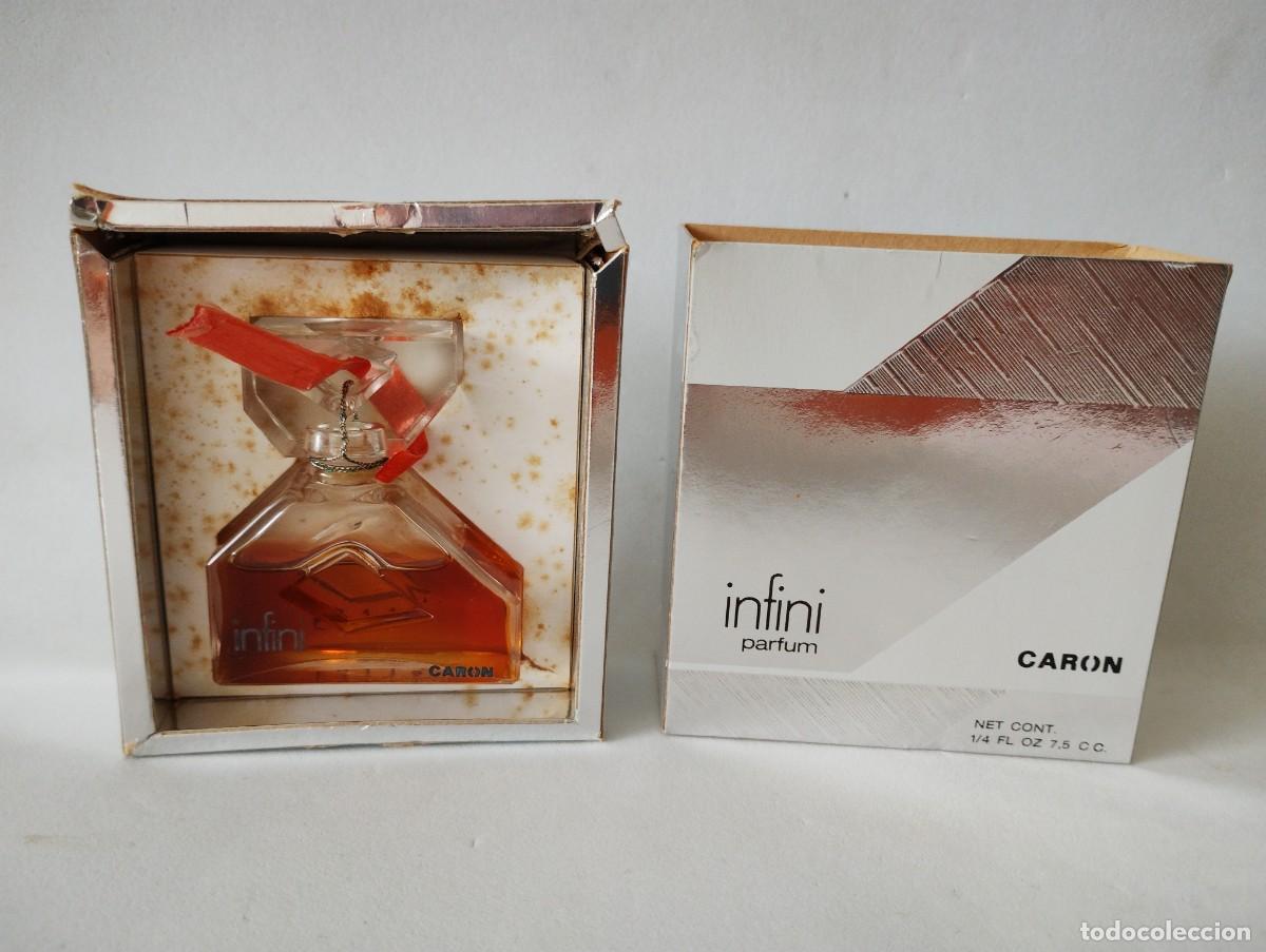 Miniaturas de perfumes antiguos: Botella extracto de perfume INFINI de CARON - Foto 1