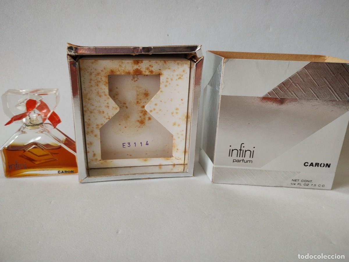 Miniaturas de perfumes antiguos: Botella extracto de perfume INFINI de CARON - Foto 2