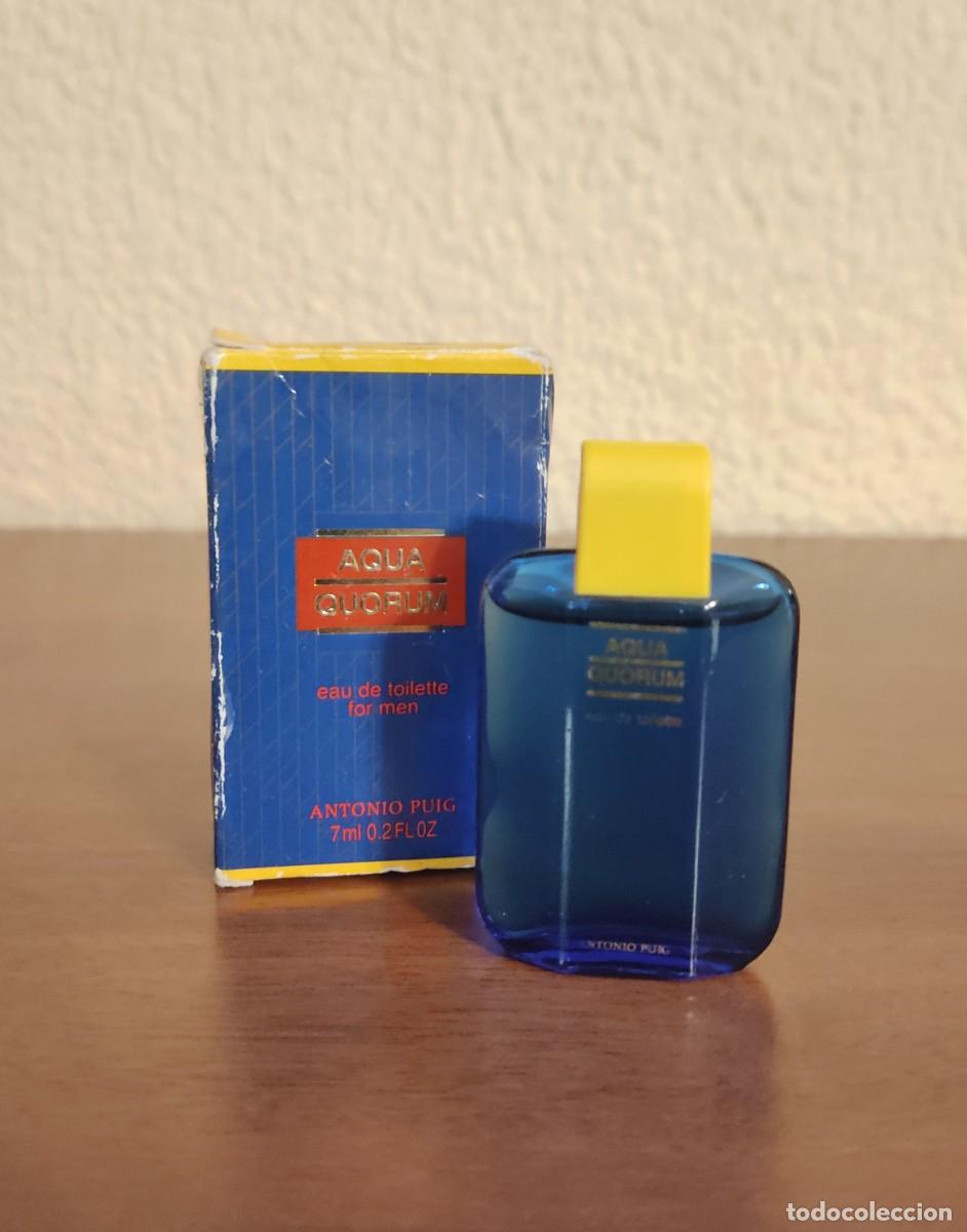 Miniaturas de perfumes antiguos: Miniatura de Aqua Quorum de Puig - Foto 1