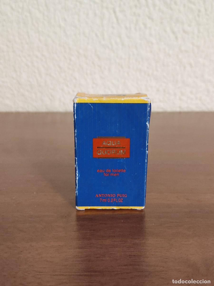 Miniaturas de perfumes antiguos: Miniatura de Aqua Quorum de Puig - Foto 2