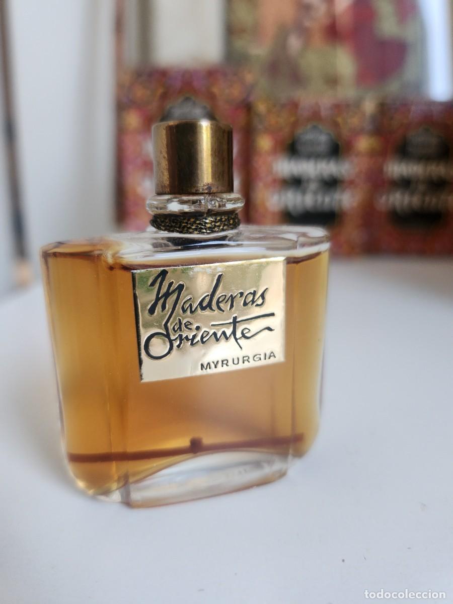 Miniaturas de perfumes antiguos: MYRURGIA, PERFUME MADERAS DE ORIENTE
