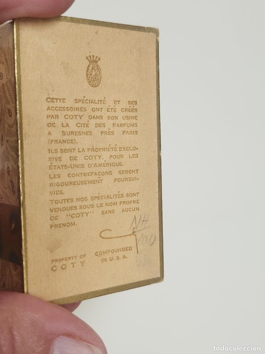 Miniaturas de perfumes antiguos: ANTIGUA MINIATURA de COTY - Foto 5