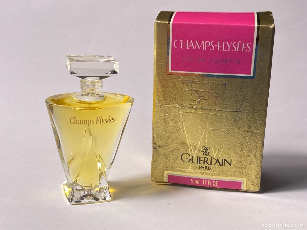 Miniaturas de perfumes antiguos: Miniatura de perfume CHAMPS ELYSEES de GUERLAIN - Foto 1