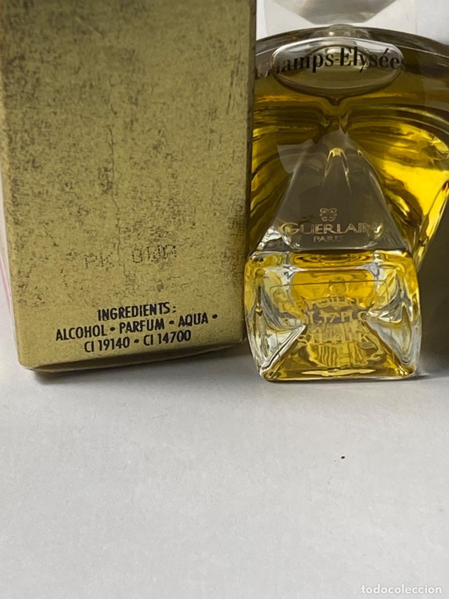 Miniaturas de perfumes antiguos: Miniatura de perfume CHAMPS ELYSEES de GUERLAIN - Foto 2