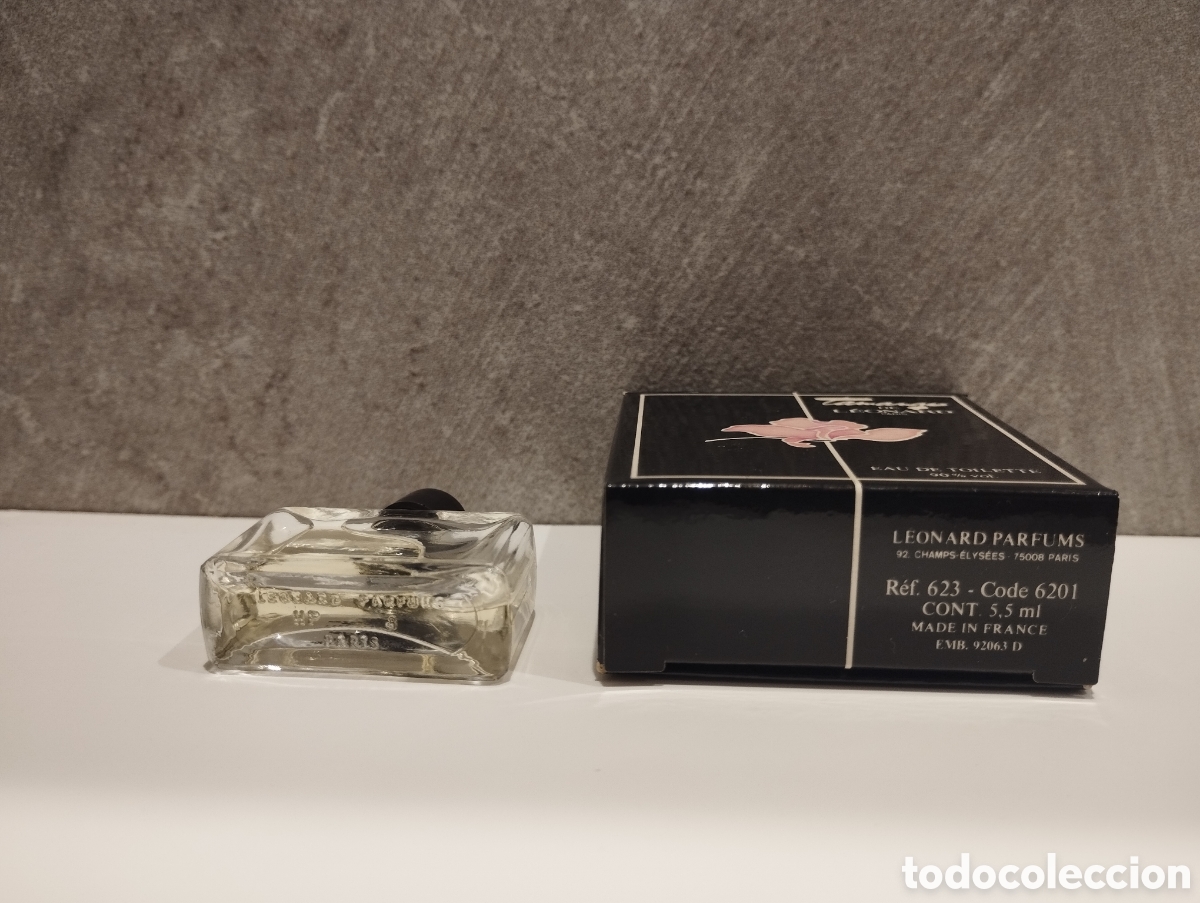 Miniaturas de perfumes antiguos: Miniatura de perfume TAMANGO de Leonard - Foto 2
