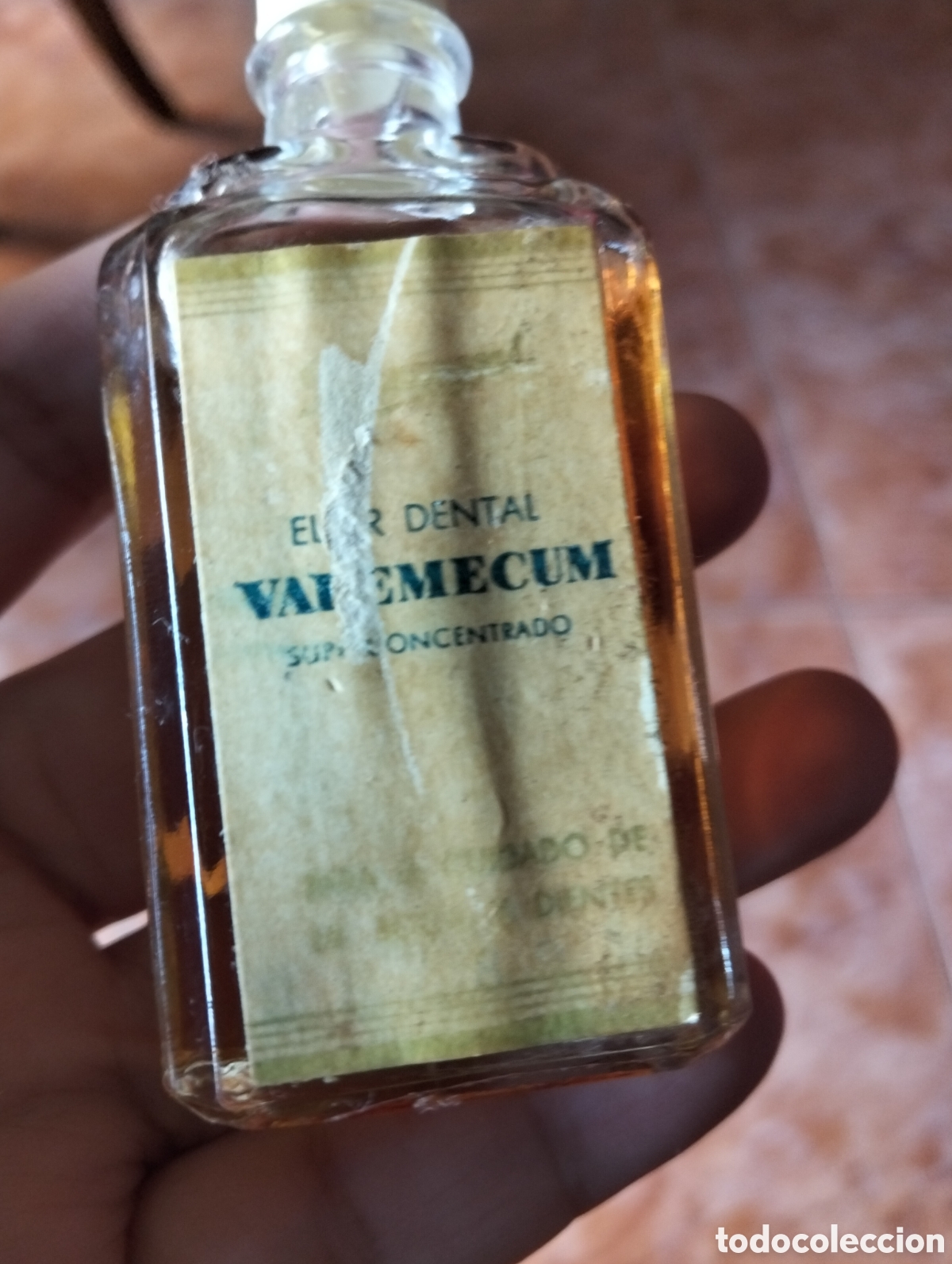 Miniaturas de perfumes antiguos: Elixir dental vadem&eacute;cum vintage - Foto 4