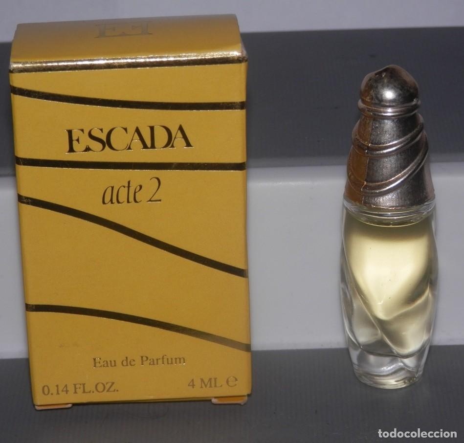Miniaturas de perfumes antiguos: FRASCO MINIATURA DEL PERFUME ESCADA ACTE 2 - Foto 1