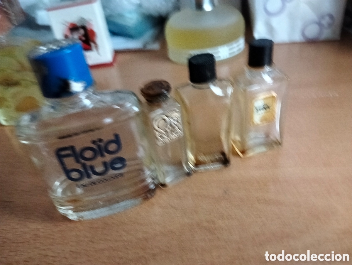 Miniaturas de perfumes antiguos: Frasco vintage vacio - Foto 2