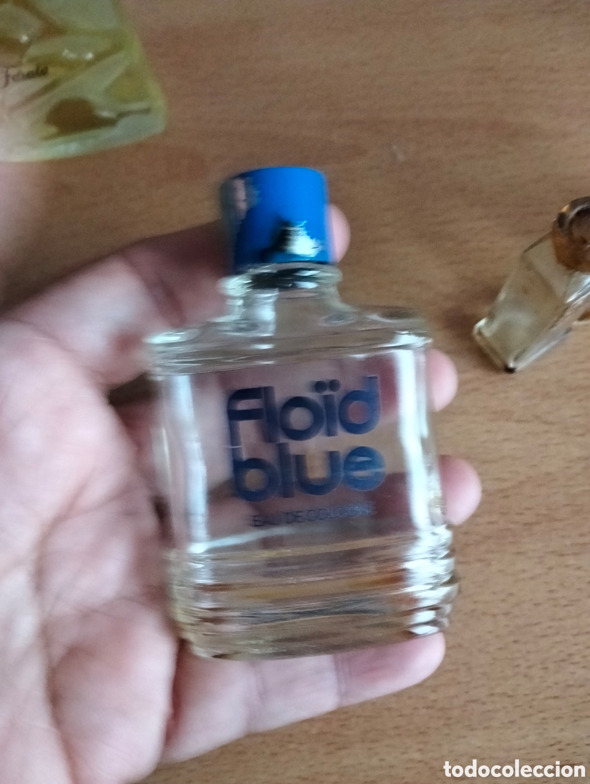 Miniaturas de perfumes antiguos: Frasco vintage vacio - Foto 3