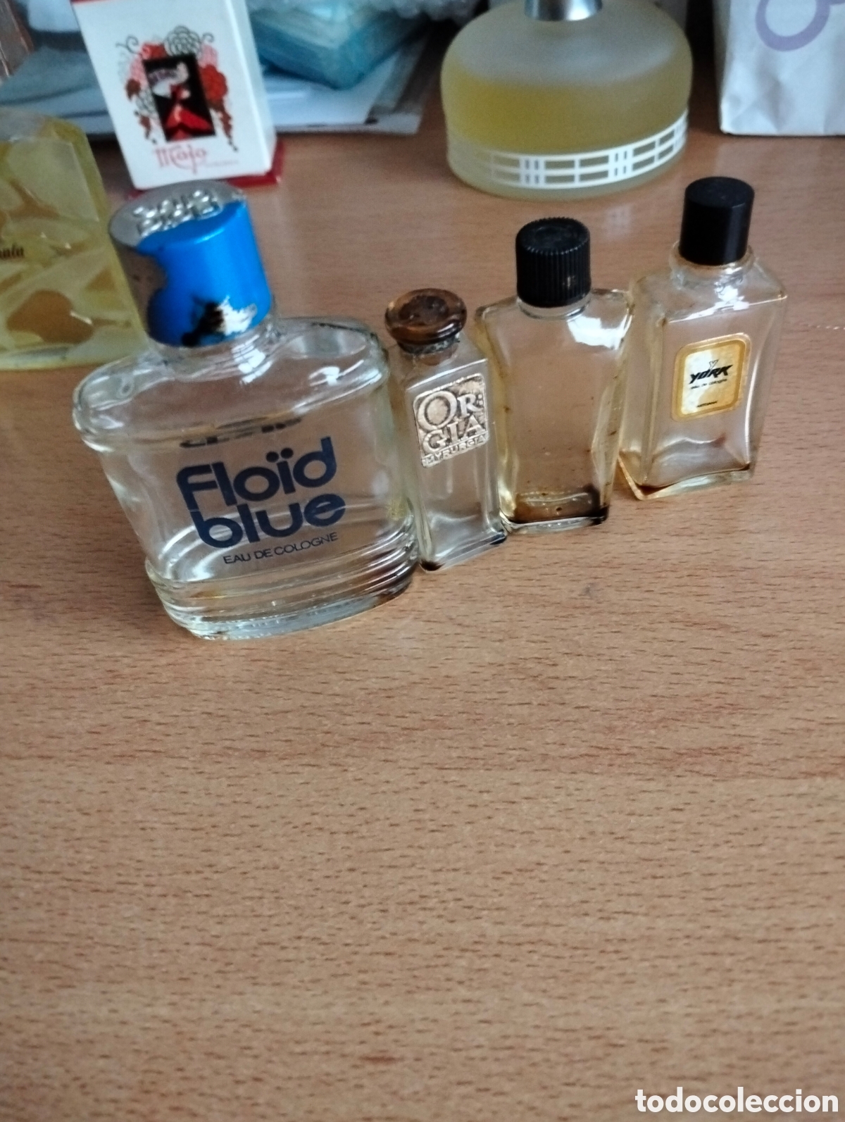 Miniaturas de perfumes antiguos: Frasco vintage vacio - Foto 1