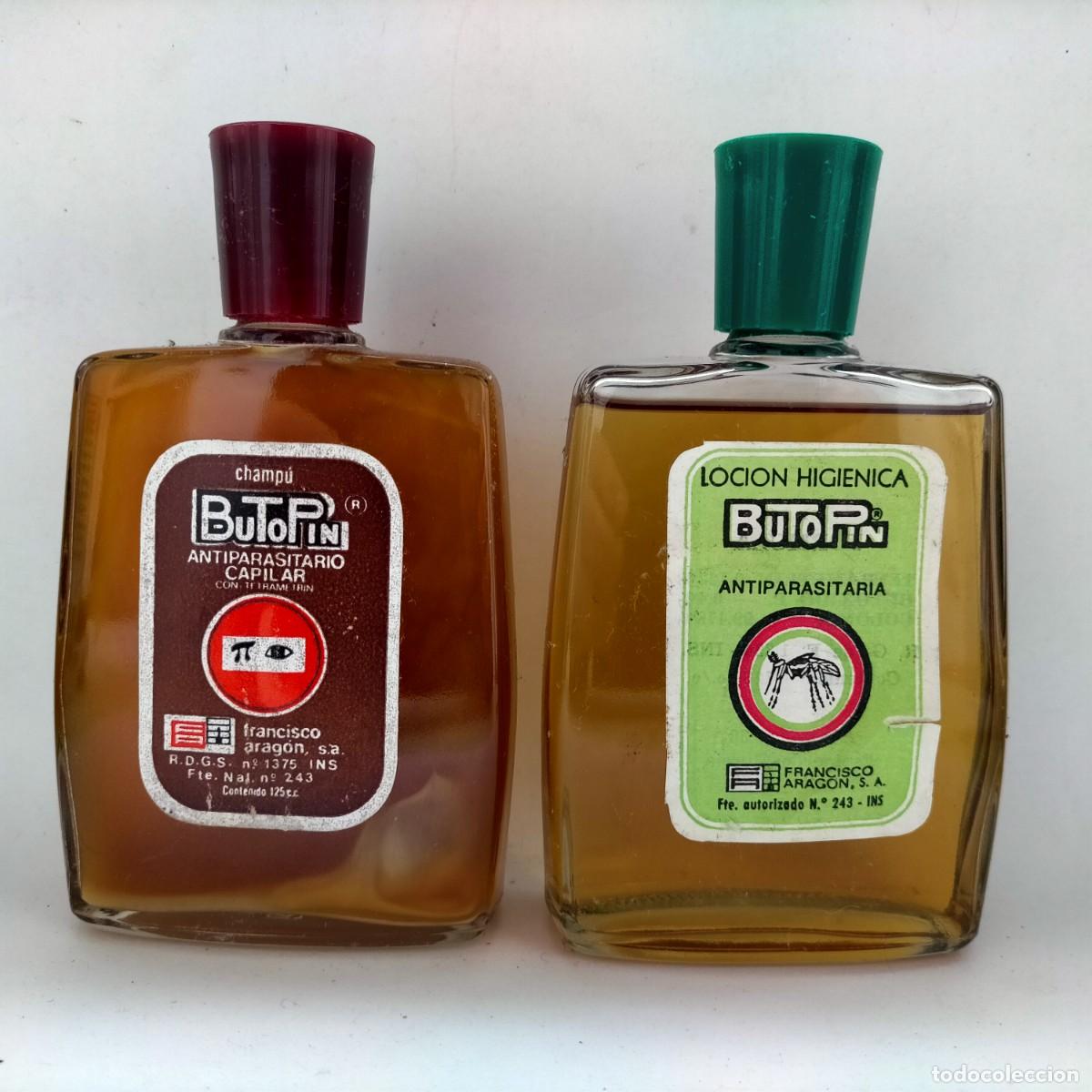 Miniaturen von alten Parf&uuml;men: CHAMPU BUTOPIN ANTIPARASITARIO CAPILAR + LOCION ANTIPARASITARIA