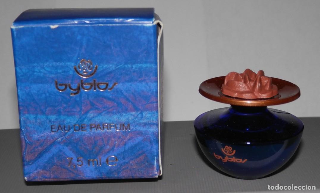 Miniaturas de perfumes antiguos: FRASCO MINIATURA DEL PERFUME BYBLAS - Foto 1
