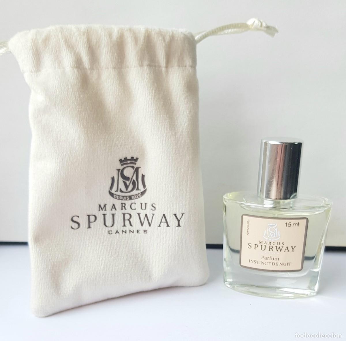 Miniaturas de perfumes antiguos: MARCUS SPURWAY INSTINCT DE NUIT P 15 ml - Foto 1