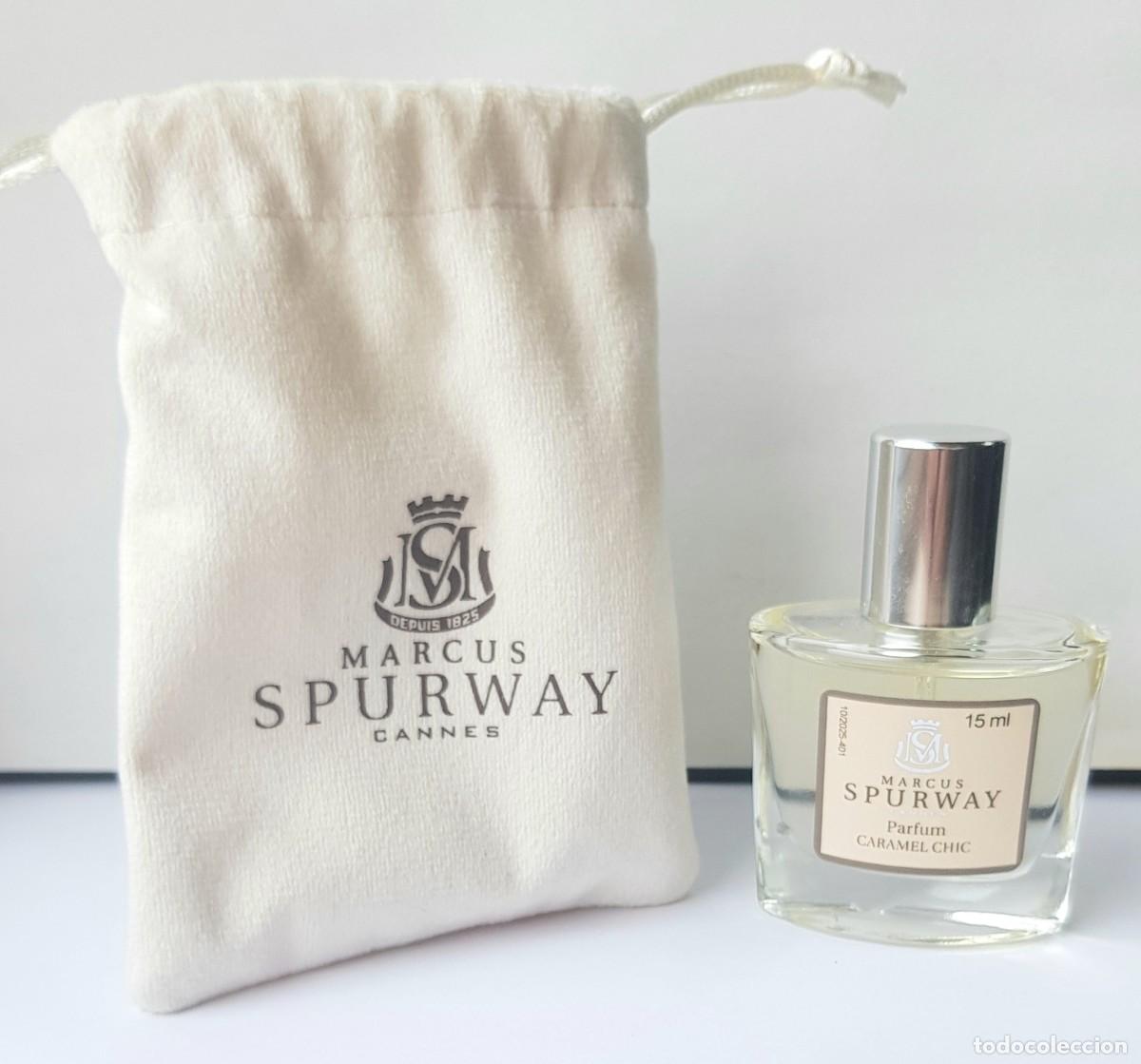 Miniaturas de perfumes antiguos: MARCUS SPURWAY CARAMEL CHIC P 15 ml - Foto 1