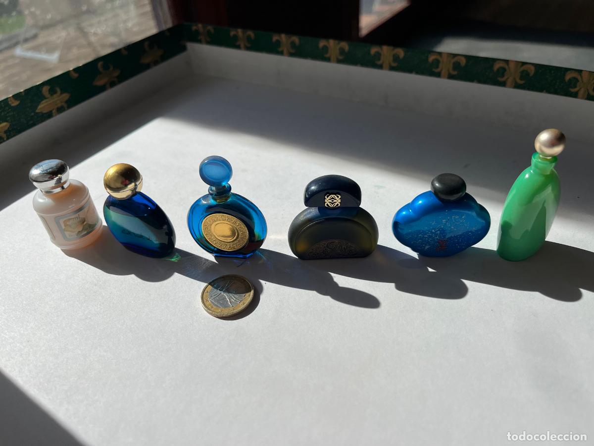 Miniaturas de perfumes antiguos: Lote 6 Miniaturas Distintas de Varias Marcas y Formatos - Foto 2
