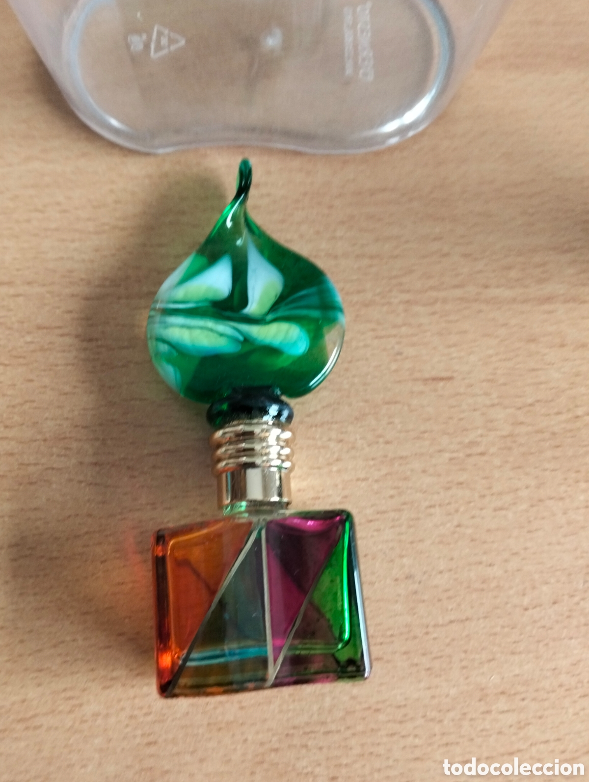Miniaturas de perfumes antiguos: Perfumero cristal de murano - Foto 3