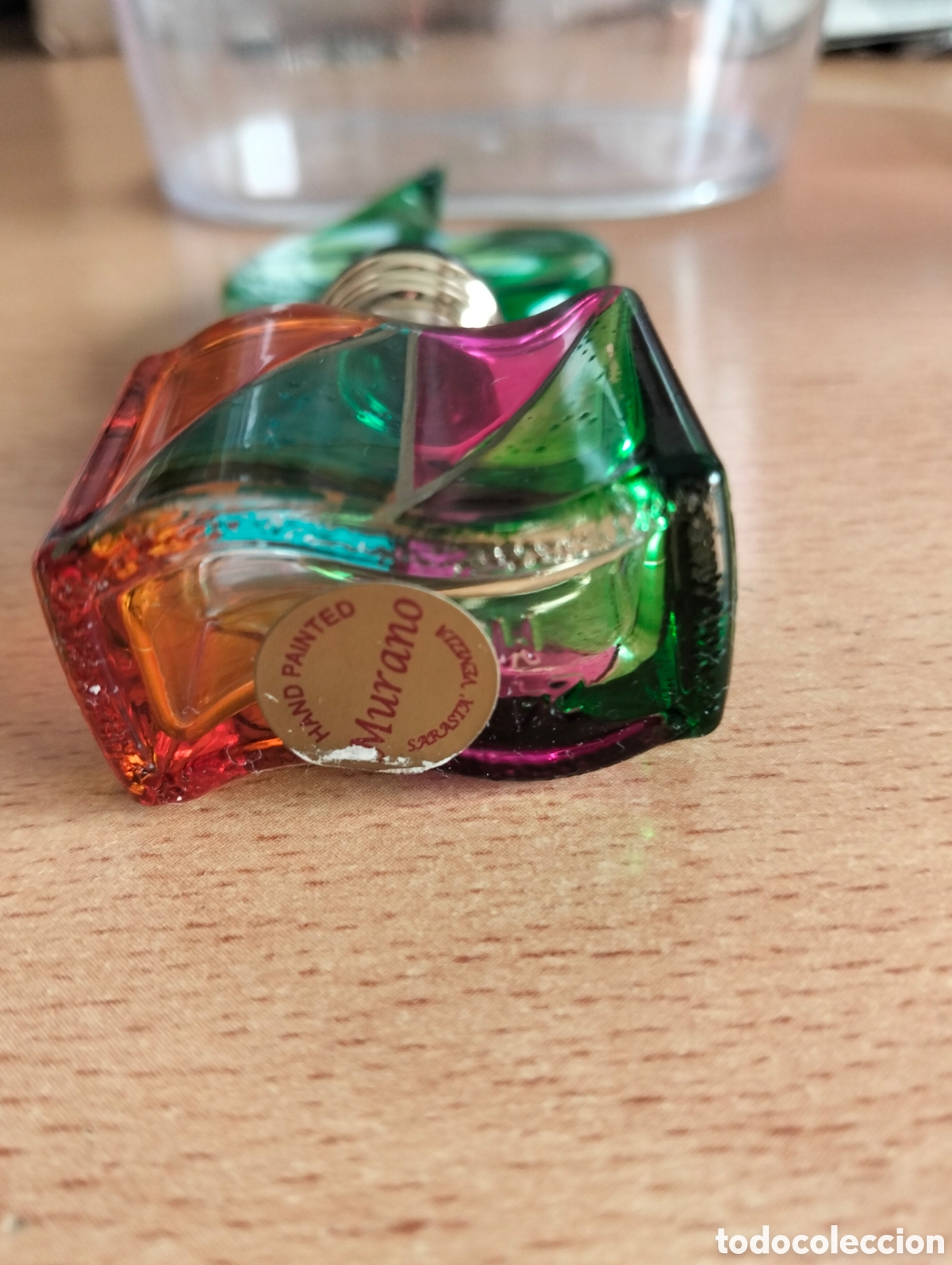 Miniaturas de perfumes antiguos: Perfumero cristal de murano - Foto 6