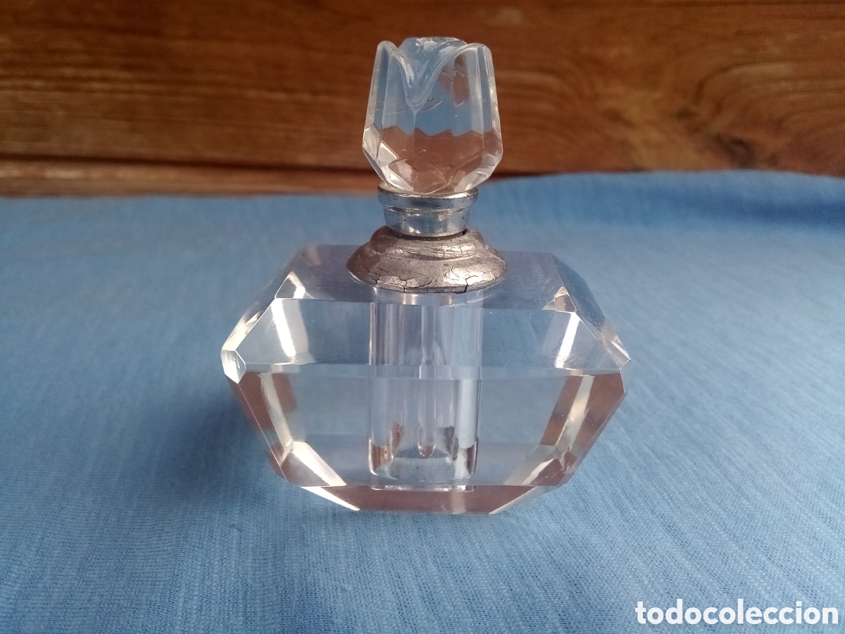 Miniaturas de perfumes antiguos: PERFUMERO CRISTAL ROCA - Foto 2