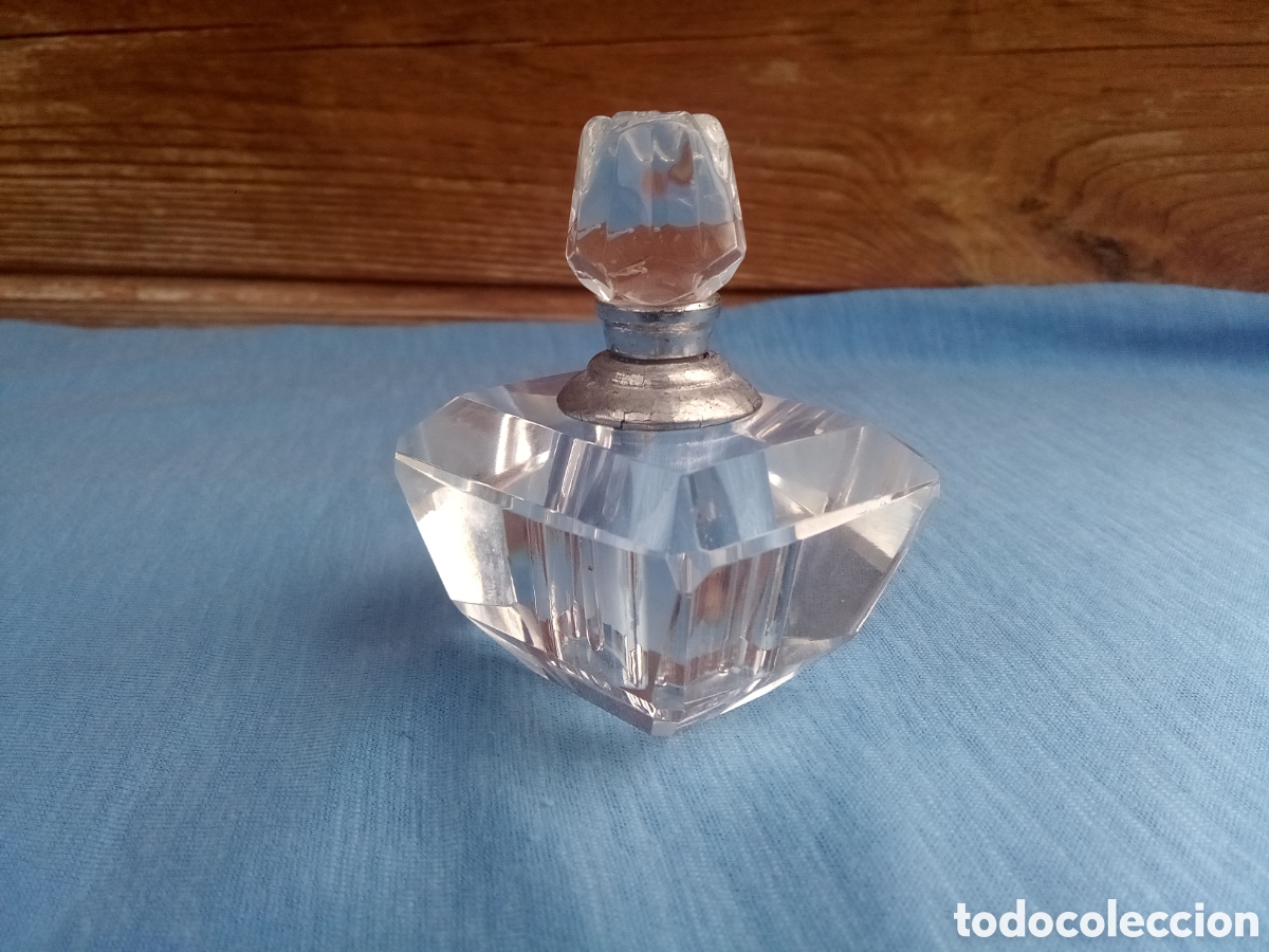 Miniaturas de perfumes antiguos: PERFUMERO CRISTAL ROCA - Foto 3