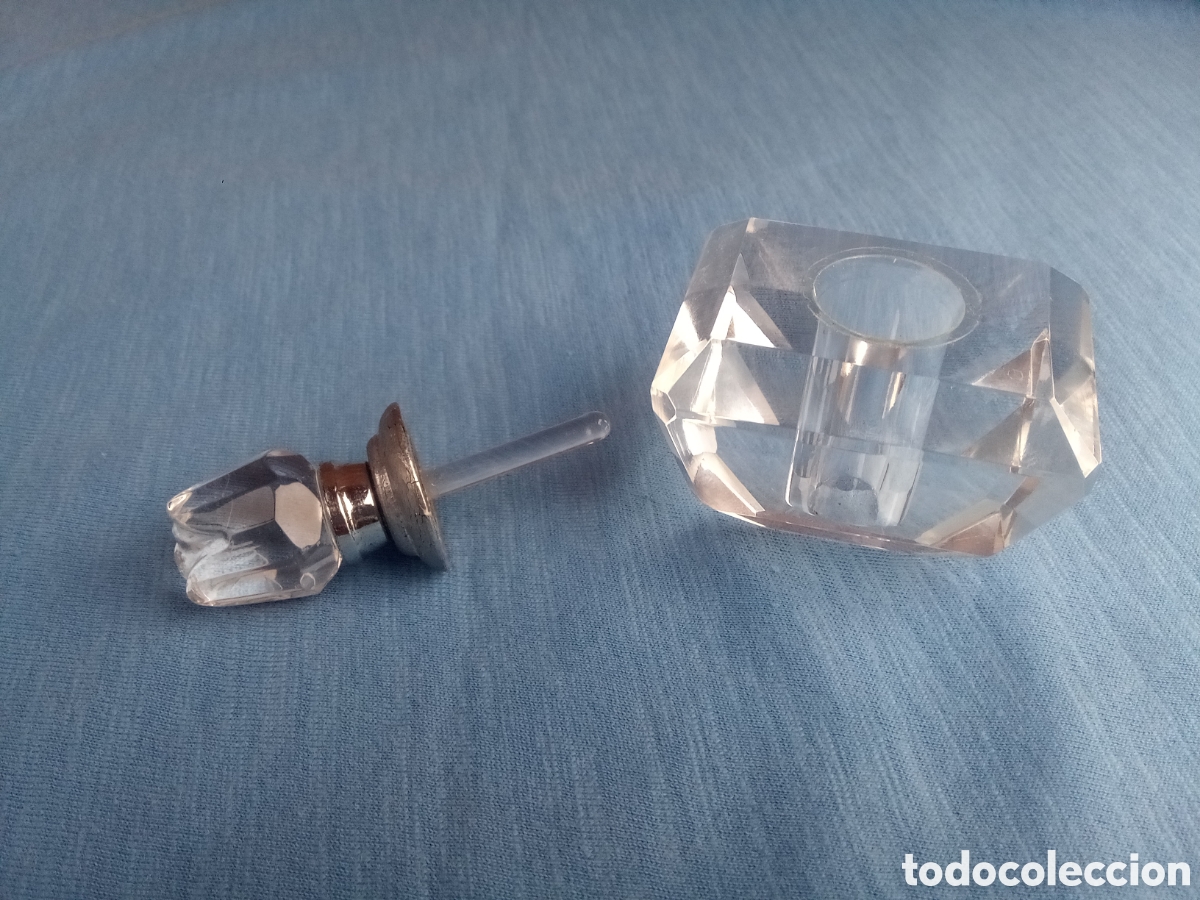 Miniaturas de perfumes antiguos: PERFUMERO CRISTAL ROCA - Foto 6