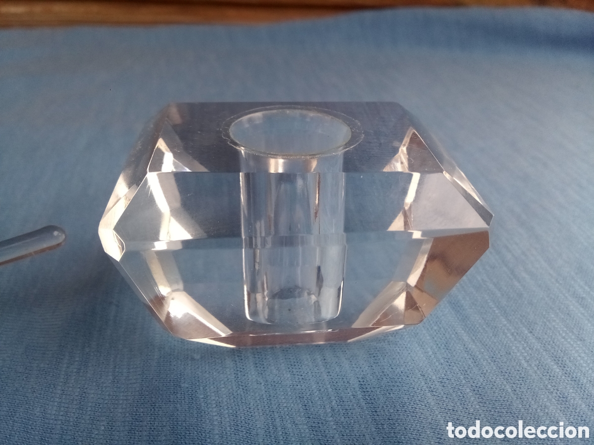 Miniaturas de perfumes antiguos: PERFUMERO CRISTAL ROCA - Foto 7