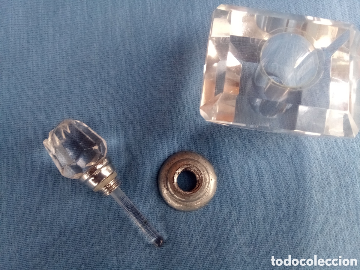 Miniaturas de perfumes antiguos: PERFUMERO CRISTAL ROCA - Foto 9