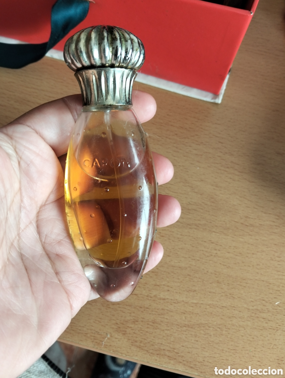 Miniaturas de perfumes antiguos: Car&oacute;n Perfume art&iacute;culo original - Foto 2