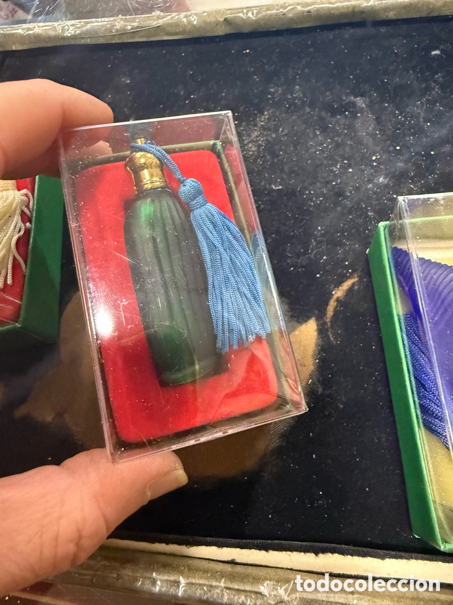 Miniaturas de perfumes antiguos: Lote de 3 perfumeros - Foto 4
