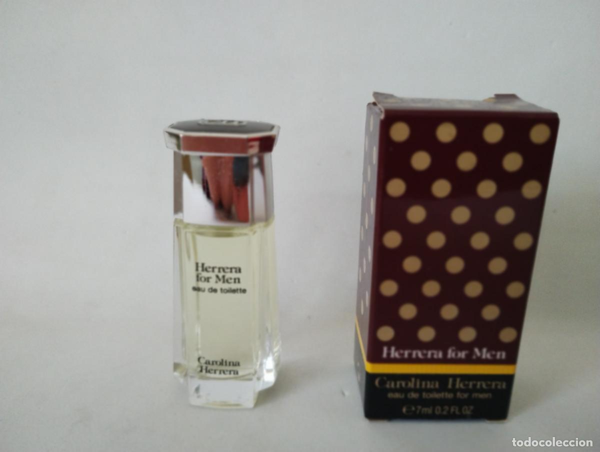 Miniaturas de perfumes antiguos: MINIATURA HERRERA FOR MEN DE CAROLINA HERRERA