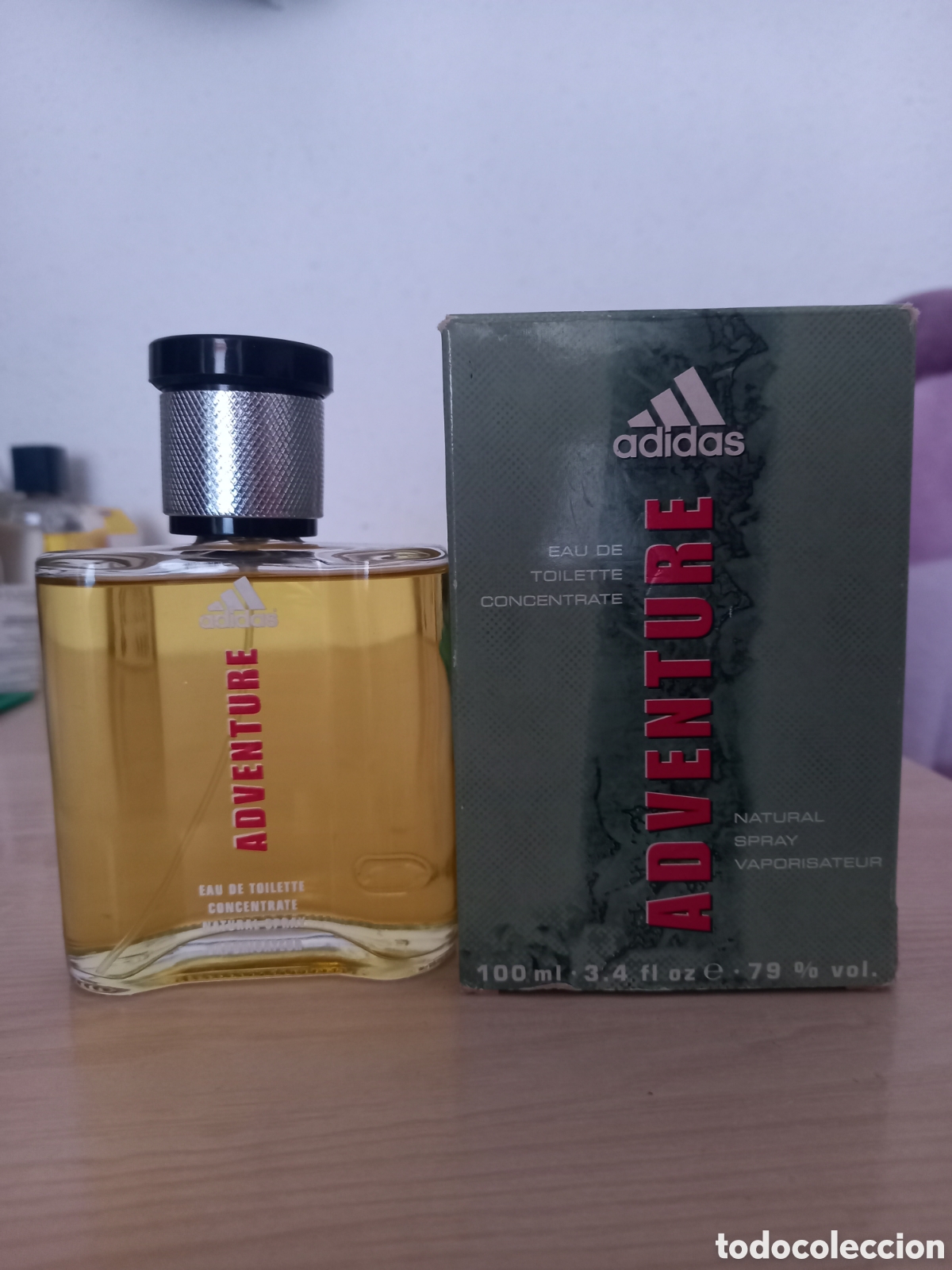 Miniaturas de perfumes antiguos: Perfume Adidas Adventure CONCENTRATE 100ml - Vintage 90s - COTY