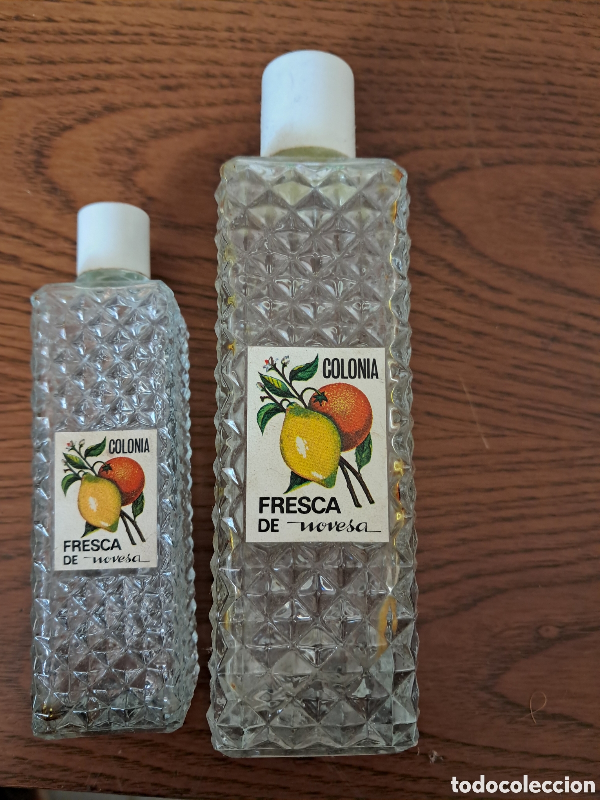 Miniaturas de perfumes antiguos: 2 Ampolles Colonia Fresca&nbsp;de la marca&nbsp;Novesa.&nbsp;
