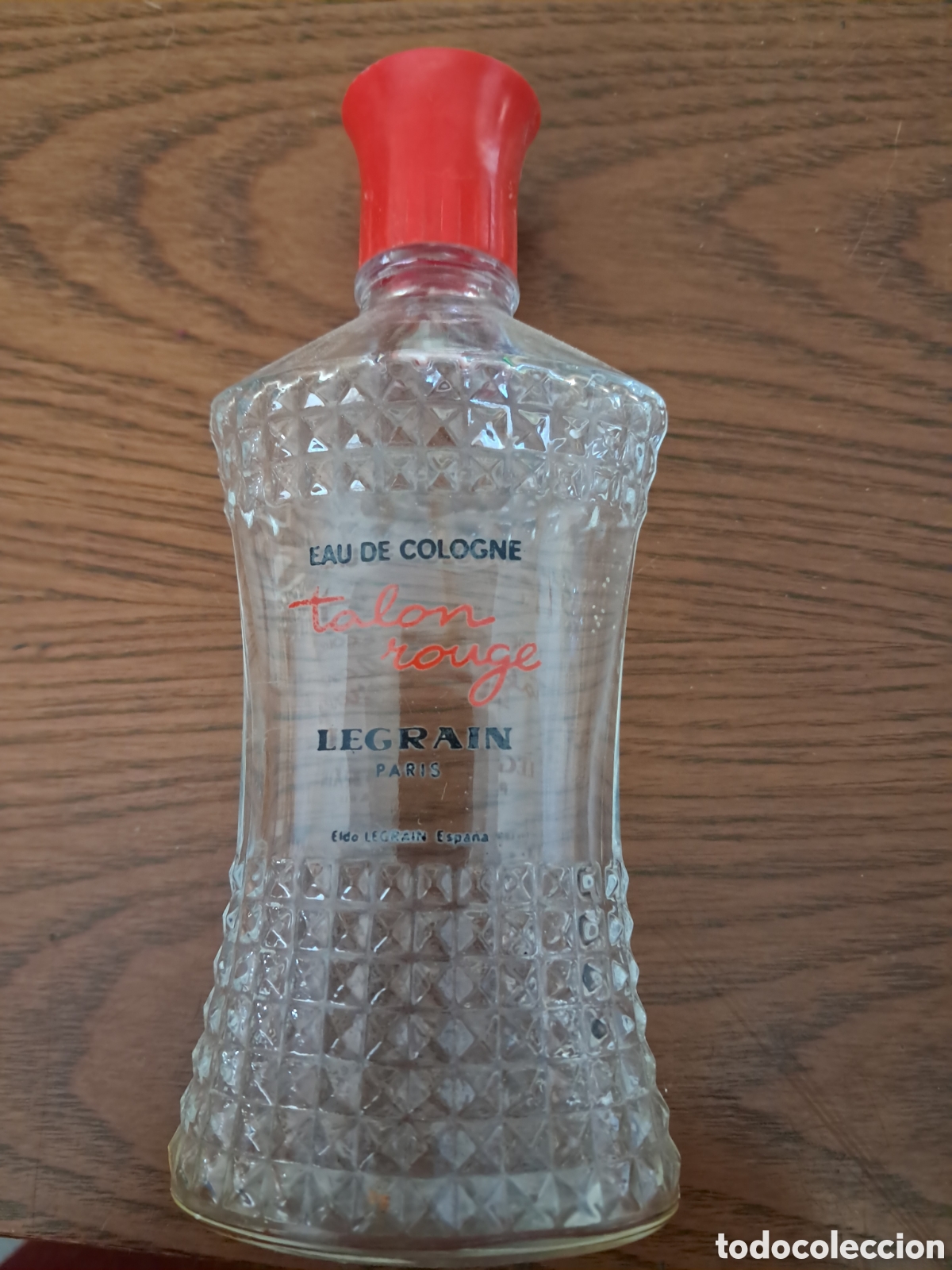 Miniaturas de perfumes antiguos: BOTELLA COLONIA TALON ROUGE EAU DE COLOGNE LEGRAIN PARIS6