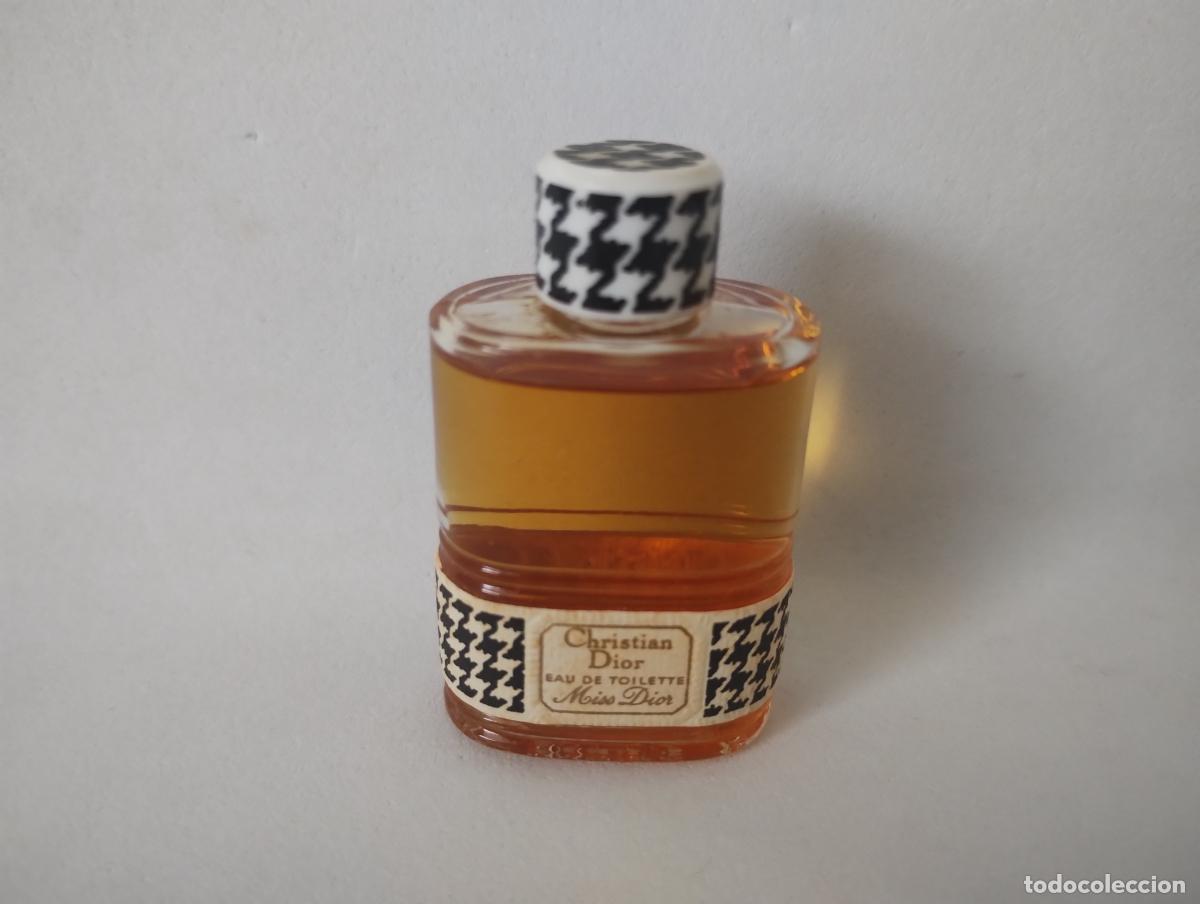 Miniaturas de perfumes antiguos: MINIATURA MISS DIOR DE CHRISTIAN DIOR &rdquo;PATA DE GALLO&rdquo; - SIN CAJA