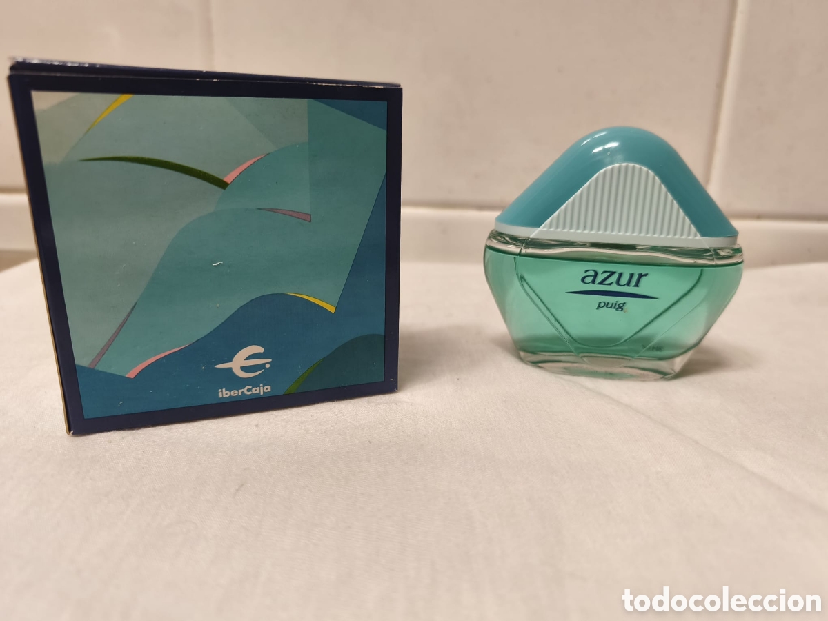 Miniaturas de perfumes antiguos: colonia Azur de Puig - Foto 2