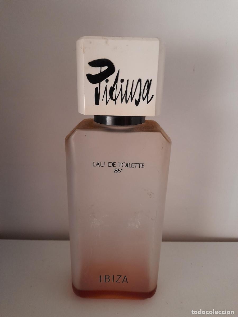 Miniaturas de perfumes antiguos: Antigua botella de PITIUSA IBIZA de Mas Cosmetics 200ml. VINTAGE