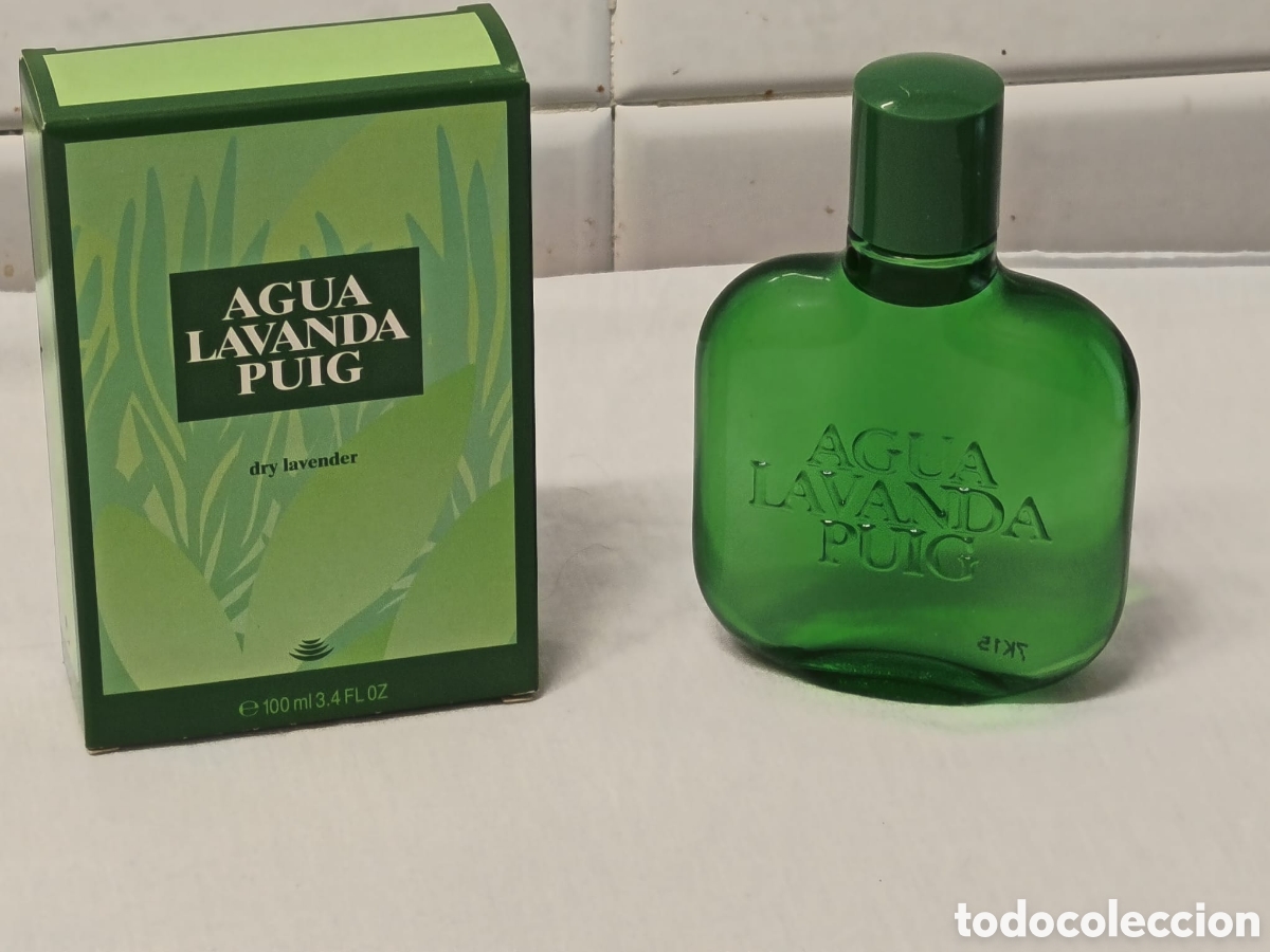 Miniaturas de perfumes antiguos: colonia agua de Lavanda de puig vintage