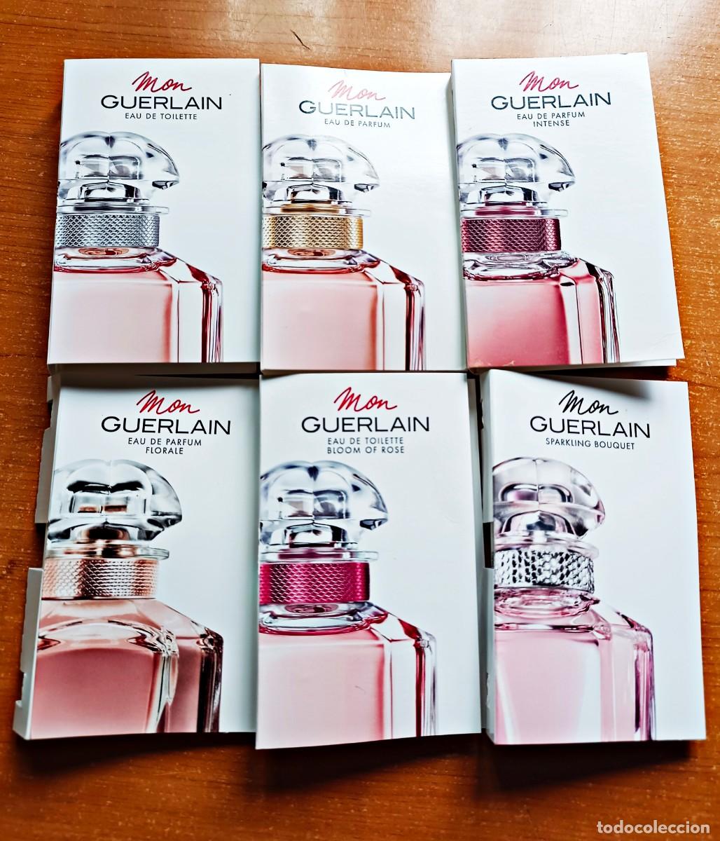 Miniaturas de perfumes antiguos: Lote 6 muestras perfumes Mon Guerlain