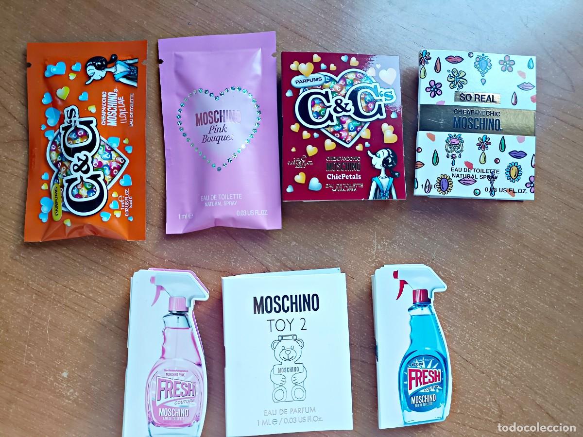 Miniaturas de perfumes antiguos: Lote muestras perfumes Moschino mujer
