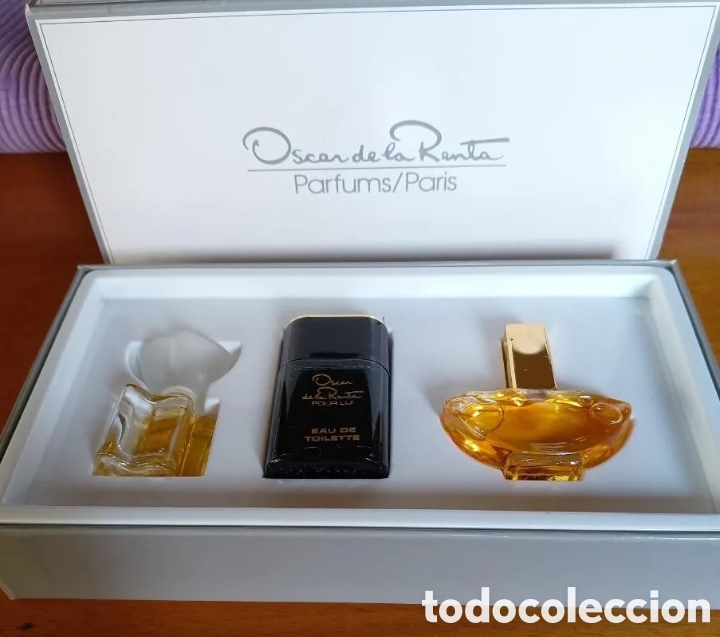 Miniaturas de perfumes antiguos: Set &Oacute;scar de la renta