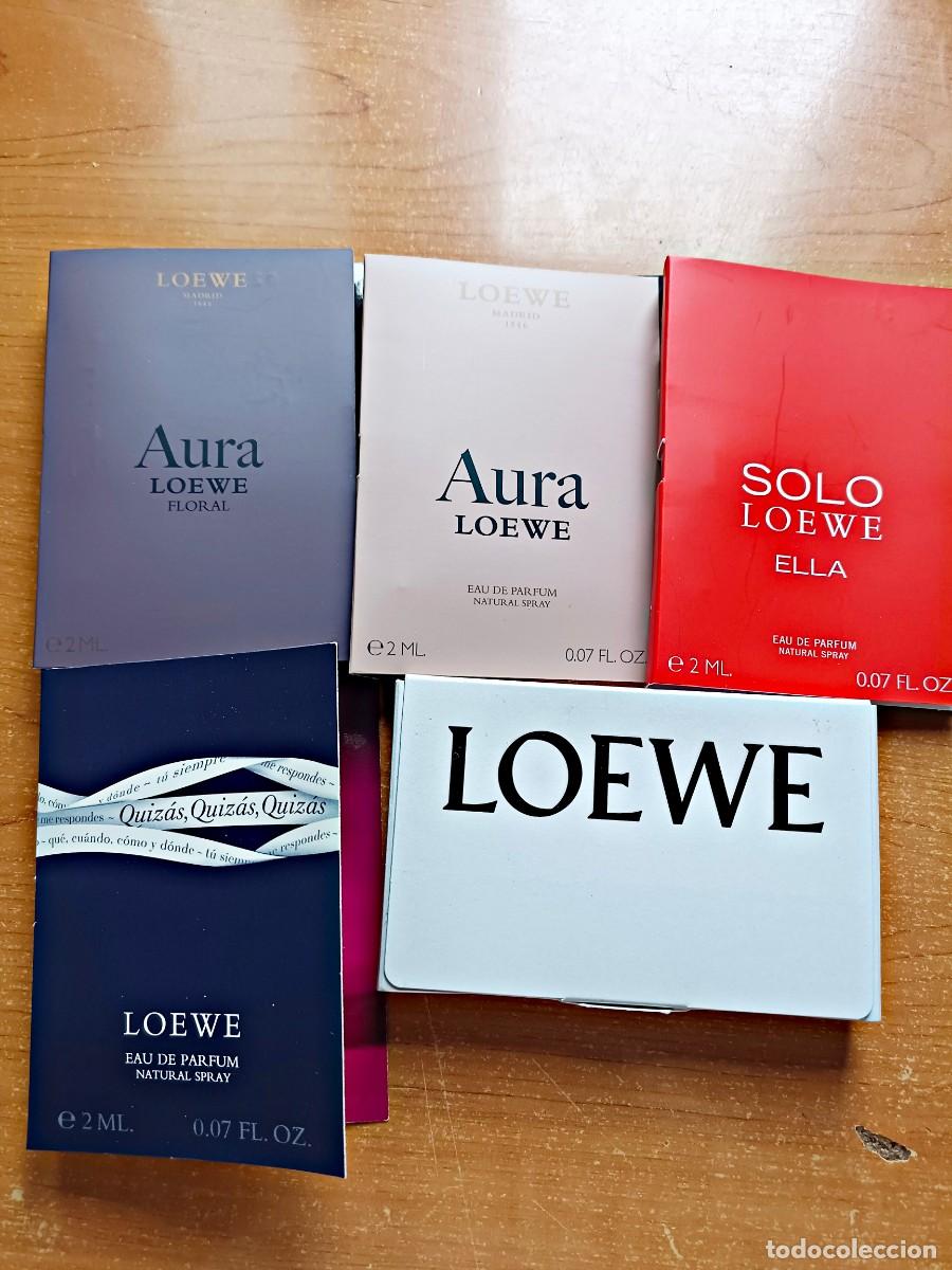Miniaturas de perfumes antiguos: Lote muestras perfumes Loewe