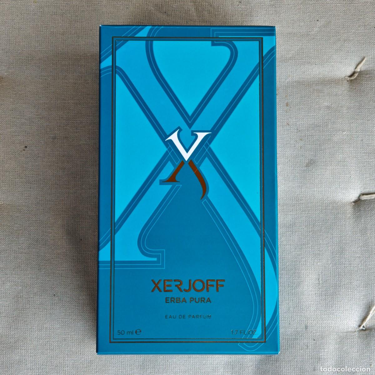 Miniaturas de perfumes antiguos: XERJOFF Erba Pura Eau de Parfum caja boite scatola box
