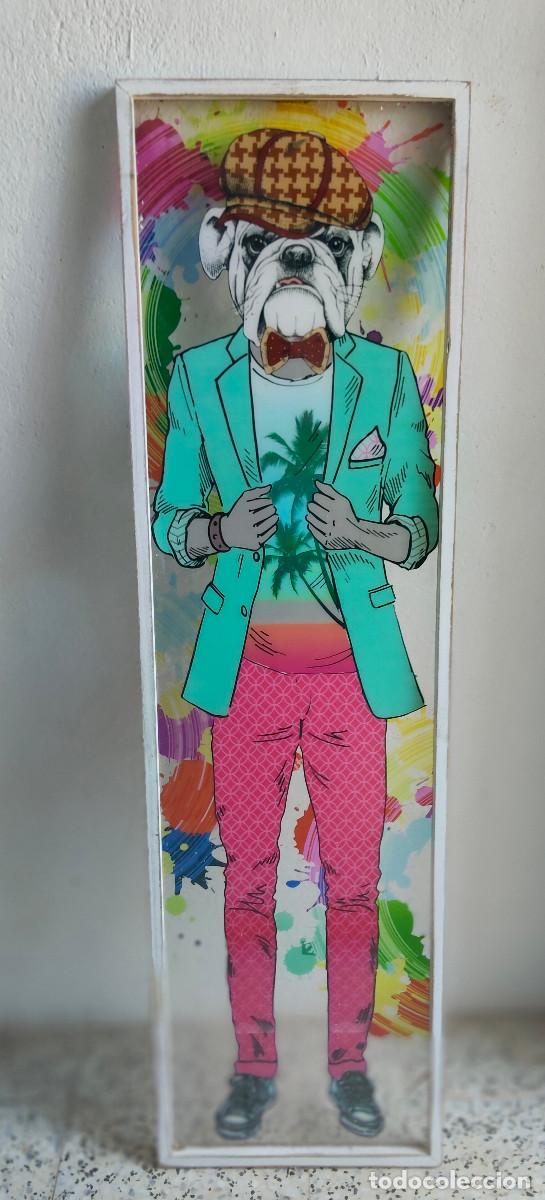 Miniaturas de perfumes antiguos: Cuadros decorativos de perros