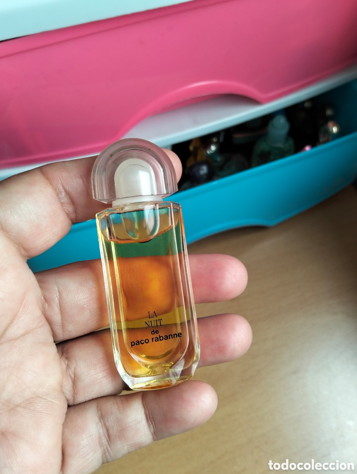 Miniaturas de perfumes antiguos: La nuit paco rabanne Mini perfume