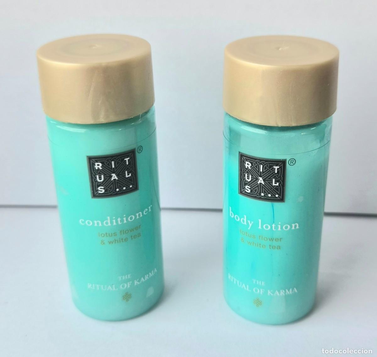 Miniaturas de perfumes antiguos: DUO RITUALS MINI COSM&Eacute;TICOS DE VIAJE (BODY LOTION + CONDITIONER)