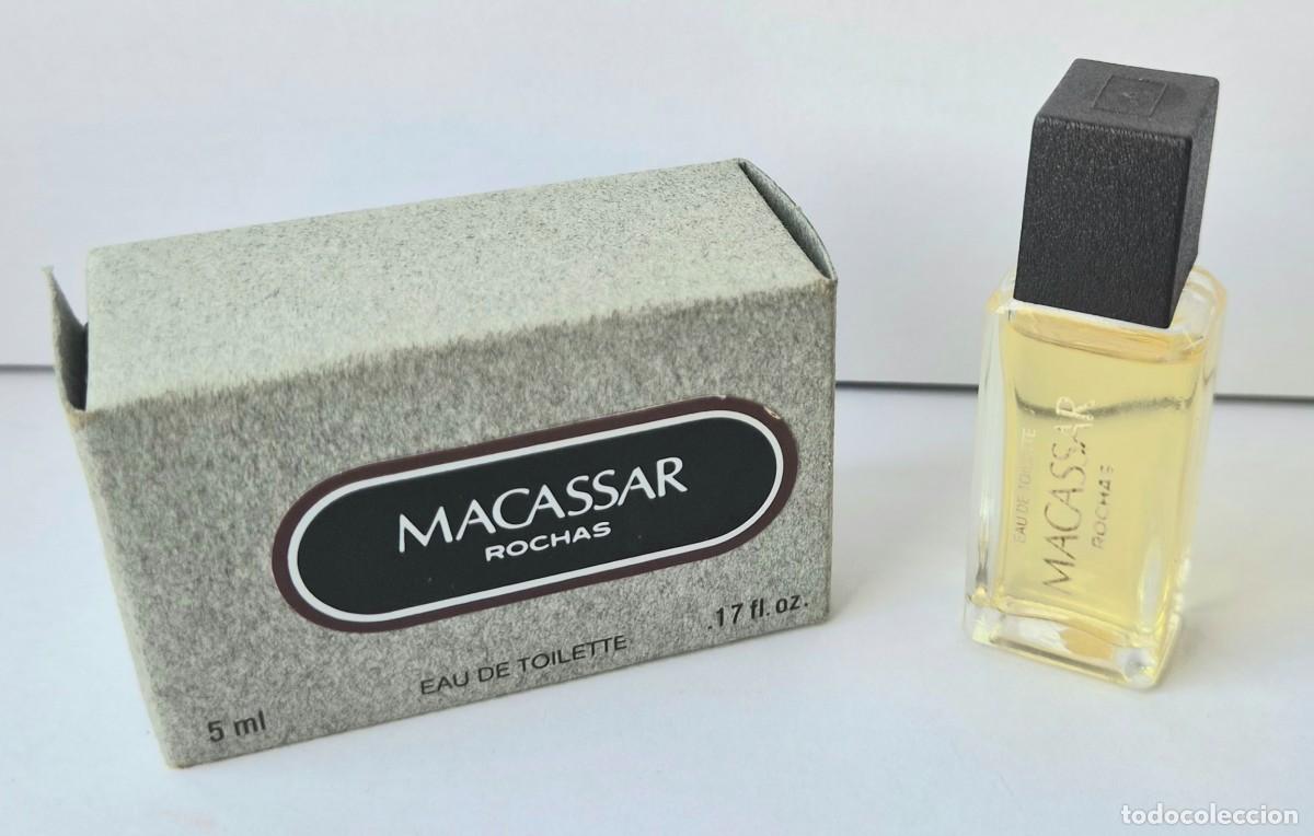 Miniaturas de perfumes antiguos: ROCHAS MACASSAR EDT 5 ML -Versi&oacute;n caja gris-