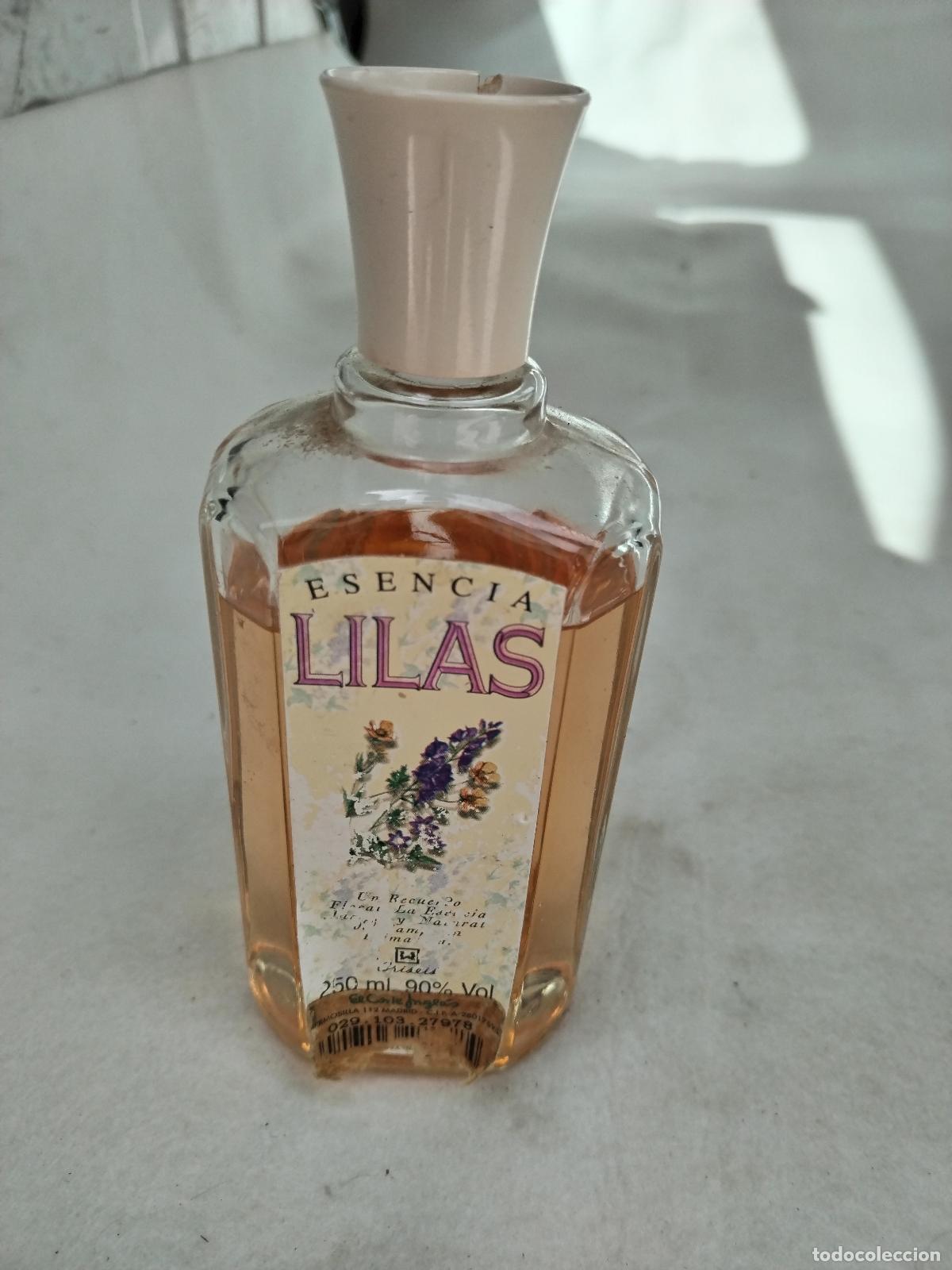 Miniaturas de perfumes antiguos: colonia esencia lilas
