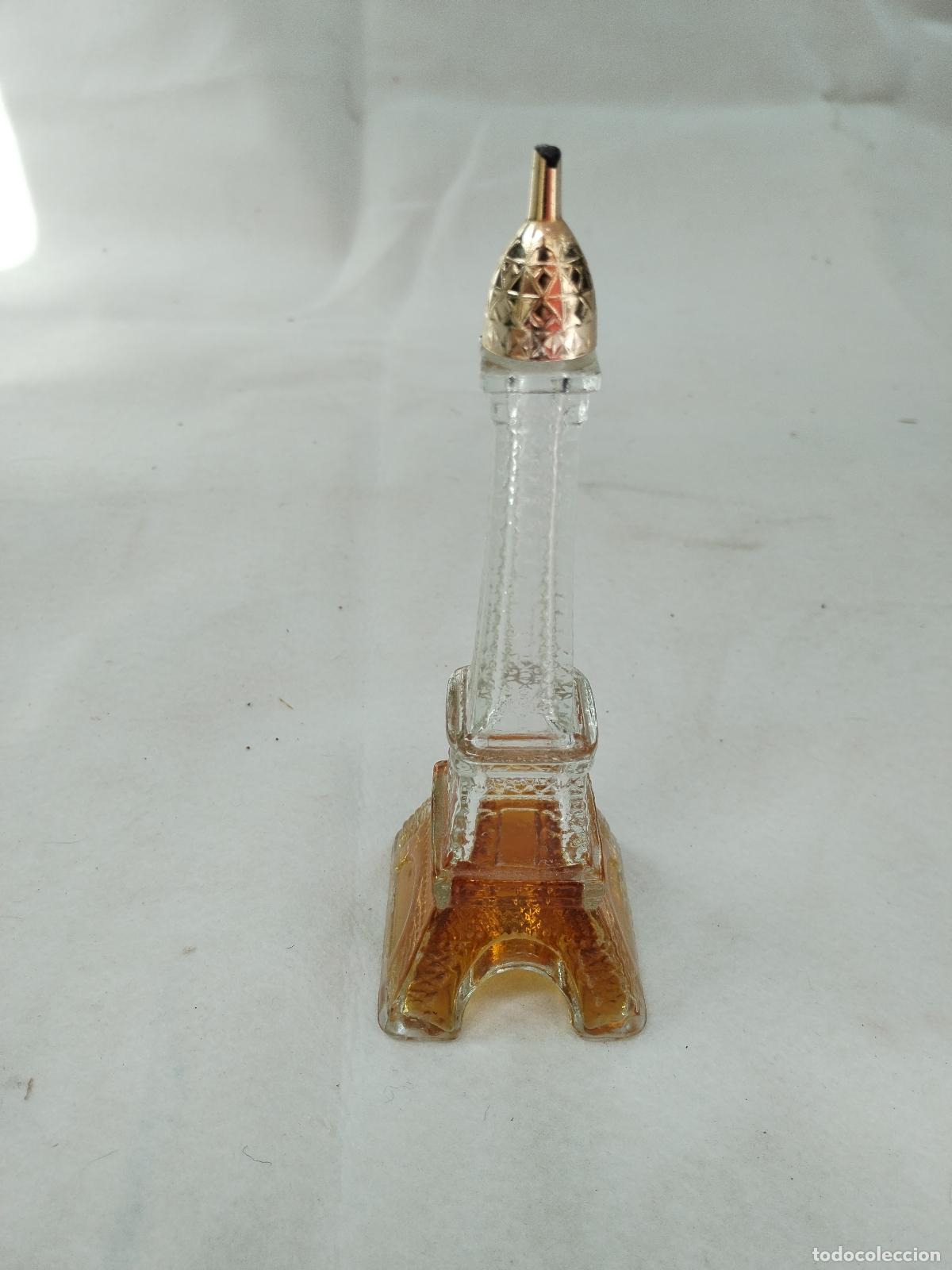 Miniaturas de perfumes antiguos: colonia avon botella torre eiffel - Foto 4